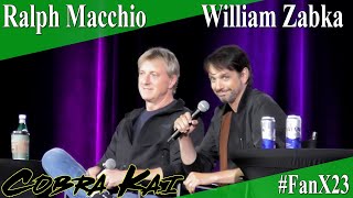 Cobra Kai  Ralph Macchio and William Zabka  Full PanelQampA  FanX 2023 [upl. by Laved]