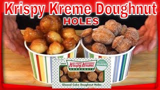 Krispy Kreme Doughnuts Recipe Copycat  Doughnut Holes [upl. by Ydok474]