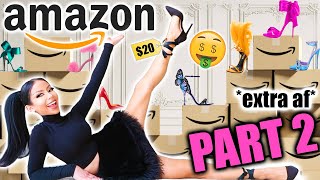 The Most Extra Amazon Shoe Haul Ever AGAIN [upl. by Yllop]