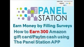 How to Earn Amazon gift card using The Panel Station APP  TPS review in Tamil [upl. by Charron]