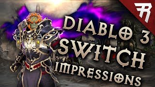 Diablo 3 Eternal Collection Nintendo Switch Impressions amp Gameplay [upl. by Nivrad]