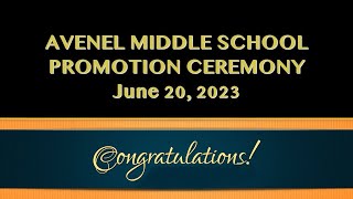 Avenel MS Promotion Ceremony 2023 [upl. by Joktan]