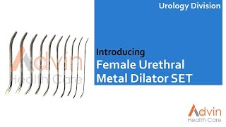 Female Urethral Metal Dilator SET [upl. by Nerrawed]