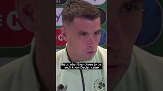 Coleman aims cheeky DIG at Rice amp Grealish over Ireland representation 😅 [upl. by Katey]