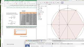 Recursive Calculation of Pi using Archimedes Recursion [upl. by Anyehs107]