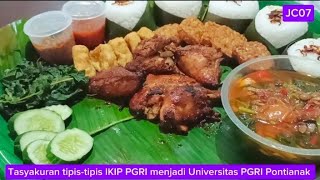 TASYAKURAN TIPISTIPIS UNIVERSITAS PGRI PONTIANAK [upl. by Arad]