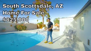 South Scottsdale Home Walkthrough 6826 E Willetta St Scottsdale AZ 85257 [upl. by Lanam]