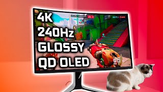 Incredible  Alienware AW3225QF 4K 240Hz Glossy QD OLED Review [upl. by Lleunamme]