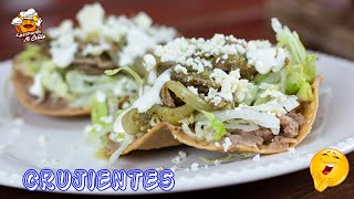 Tostadas bien Mexicanas fáciles y rendidoras Sazonando a mi Estilo [upl. by Snahc748]