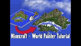 World Painter TUTORIAL  How To Create Custom Minecraft Maps [upl. by Wahkuna]