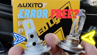 Auxito Led Headlight Review▶️ Sprinter 907 Low Beam Headlight H7 Led Upgrade [upl. by Tempest]