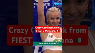 Irlanda Galindo CRAZY COMEBACK vs Judoka  MMA professional debut [upl. by Anirehtak]