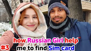 Beautiful Russian Girl with Indian  how cold is Almaty city  best Sim card in kazakhstan  Ep3 [upl. by Camella18]