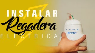 Como poner Regadera o Ducha Electrica de baño Instalacion [upl. by Ylaek308]