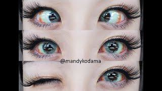 SHOWCASE Sclera Lenses 22mm Contacts  Sweety Ghost Sclera From Uniqso  Coupon Code [upl. by Christoffer]