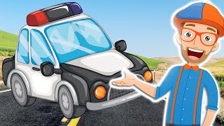 Blippi explora un Carro de Policia [upl. by Evvie]