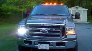 F350 Super Duty Atomic Led Roof Lights and Mirror Mod [upl. by Eidas]