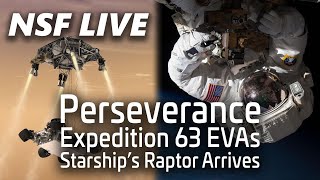 NSF Live Rocket Lab launch LIVE Perseverance preps for flight EVAs and Starship news [upl. by Philine328]