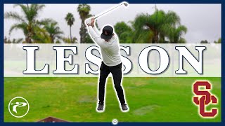 Golf Backswing Sequence  USC College Golfer Parker Sisk [upl. by Lotty155]