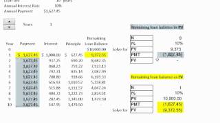 Building an Amortization Table [upl. by Cassandre]