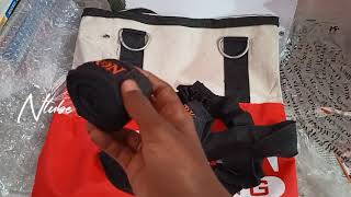 Boxing Bag Unboxing  Hand wraps  Aurion boxing  Ntube [upl. by Ellehsal955]