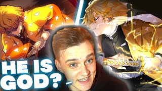 NON Anime Watcher React to Zenitsu Sleeps and Kill Demon  Demon Slayer Episode 12 Season 1 [upl. by Aznecniv]