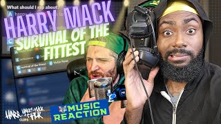 BEST REACTION to Harry Mack Survival Of The Fittest Freestyle [upl. by Nahallac]