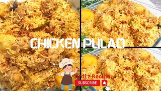 SIMPLE CHICKEN PULAO FOR BEGINNERS  মোরগ পোলাও  CHICKEN BIRYANI RECIPE FOR BACHELORS [upl. by Ashwin]