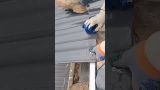 Installation process of glazed tiles for steel structure roofs [upl. by Frentz64]