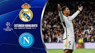 Real Madrid vs Napoli Extended Highlights  UCL Group Stage MD 5  CBS Sports Golazo [upl. by Ssew]