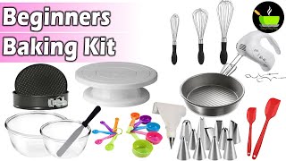 Baking Kit For Beginners  Essential Baking Tools For Beginners  Baking Essentials For Starters [upl. by Lebatsirhc395]