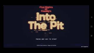 LANÇOU FNAF INTO THE PIT ANDROID COM 1 FINAL COMPLETO [upl. by Anemolif]