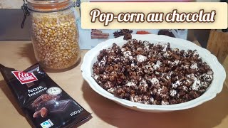 Popcorn au chocolat facile et rapide à faire [upl. by Ahsimal]