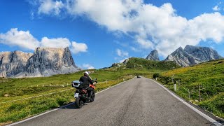 CORTINA D´AMPEZZO to PASSO GIAU scenic drive  Dolomites Italy [upl. by Marcille176]