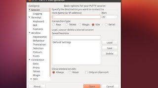 How to install putty SSH and telnet client in ubuntu Linux [upl. by Heidt890]