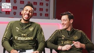 Aubameyang and Ozil  Arsenal Nation LIVE Teammates Special [upl. by Ojybbob]