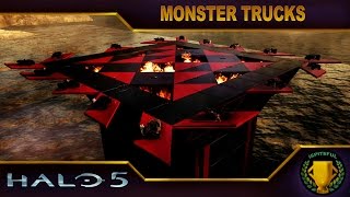 Halo 5 Custom Game  Monster Trucks [upl. by Aiker]