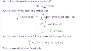 How to Normalize a Wave function in Quantum Mechanics [upl. by Acima704]