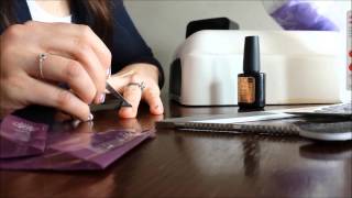 Nail Art Made Easy on Shellac Gel or Acrylic Nails [upl. by Salamanca373]