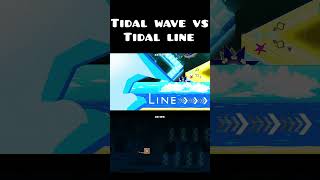 tidal wave vs tidal line geometrydash gd [upl. by Johanna]