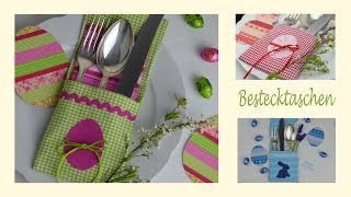 DIY Bestecktasche nähen und individuell verzieren [upl. by Azalea]