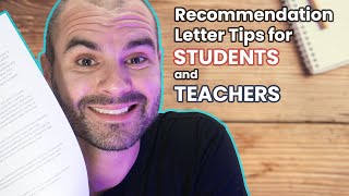 How to get great Letters of Recommendation  Recommendation Letter Tips for Students and Teachers [upl. by Alemaj]