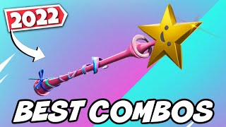 BEST COMBOS WITH STAR WAND PICKAXE 2022 UPDATED  Fortnite [upl. by Eckart]