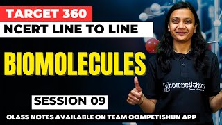 Biomolecules  Session9  NEET 2024  NEET 2025  Poonam maam neet ncert biology [upl. by Cnahc]