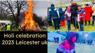 Holi celebration uk Leicester 2023 [upl. by Hagi61]