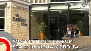 Leerlingen Van Maerlantlyceum starten in nieuw gebouw Het is heel anders [upl. by Lienet77]