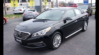 SOLD 2015 Hyundai Sonata 24 Limited Walkaround Start up Tour and Overview [upl. by Kus]