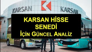 Karsan Hisse Senedi İçin Güncel Analiz [upl. by Nas]