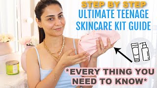 ULTIMATE TEENAGE SKINCARE KIT GUIDE  SKINCARE ROUTINE amp PRODUCT RECOMMENDATIONS  SIMMY GORAYA [upl. by Tacita]