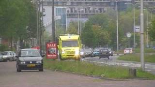 Ambulance 02112 Leeuwarden met spoed naar MCL [upl. by Oiled]